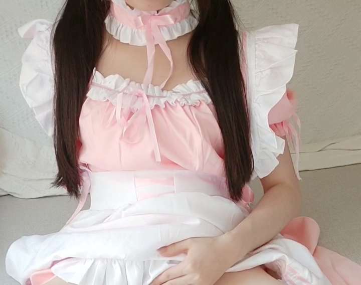 白桃少女(瑶瑶今天又失眠了) 粉红女仆 [1V/754M]