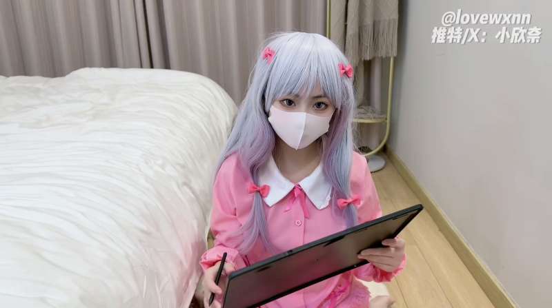 粉嫩网红小欣奈和泉纱雾 [2V/736M]