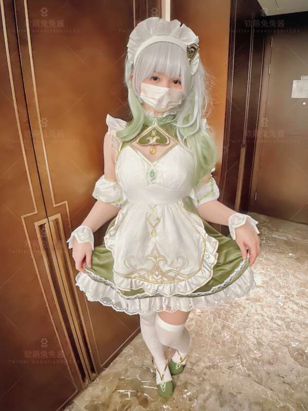 粉嫩网红软萌兔兔酱小秘书一日女仆 [90P+2V/1.36G]