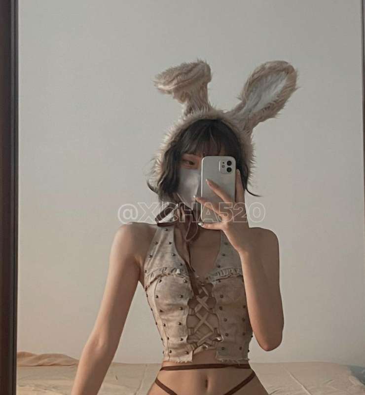 网红搽搽新作灰色小兔叽 [50P+3V/207M]