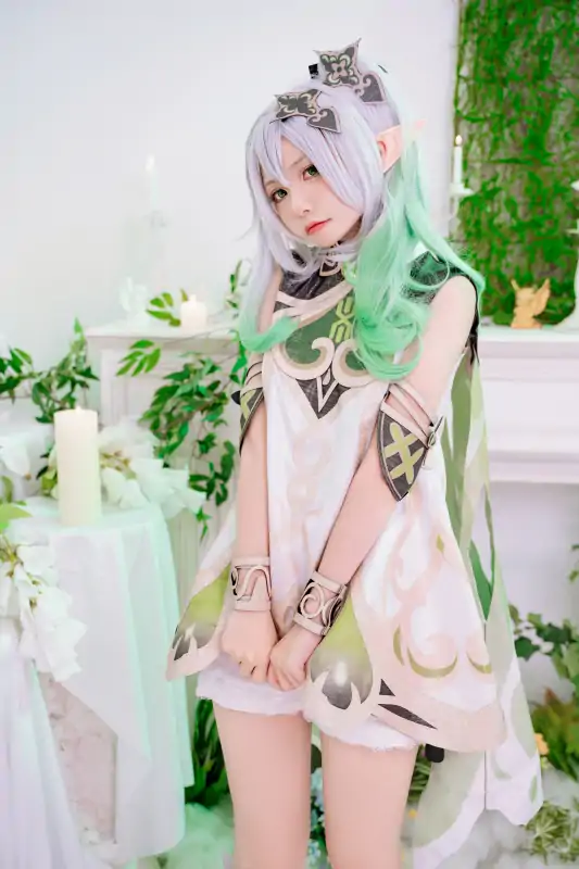 爆机少女喵小吉新作原神纳西妲 [85P/1G]