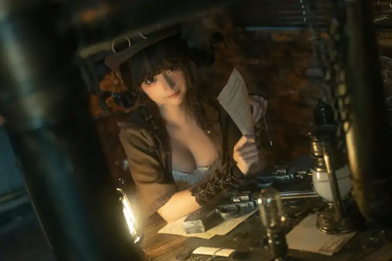 高质量coser蠢沫沫绅士版新作蒸汽朋克少女 [110P/1G]