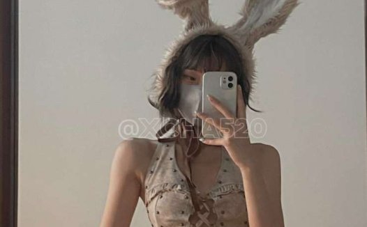 网红搽搽新作灰色小兔叽 [50P+3V/207M]