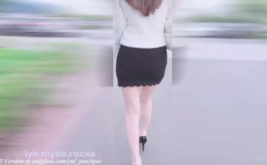 Peachpie 黑色包臀裙 [1V/377M]